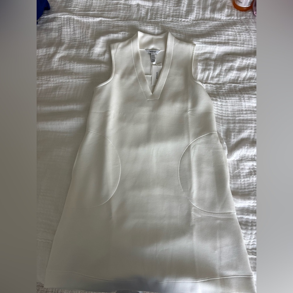 Spanx White Dress